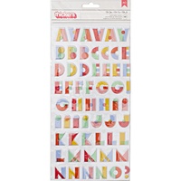 American Crafts Thickers Alpha Stickers Oh Happy Life Oh Yes Multicolour by Amy Tan