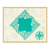 Couture Creations Sea Breeze Die Cardinal Frame 85x85mm