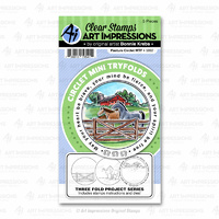 Art Impressions Circlet Mini Tryfolds Stamp & Die Set Pasture