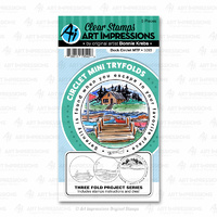 Art Impressions Circlet Mini Tryfolds Stamp & Die Set Dock