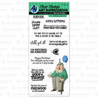 Art Impressions Laugh Lines Stamp Birthday
