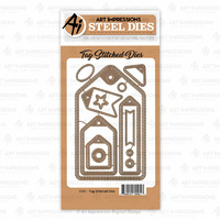 Art Impressions Die Stitched Tags