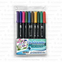 Art Impressions Tombow Dual Brush Pen Set Bonnie's Favourites #1