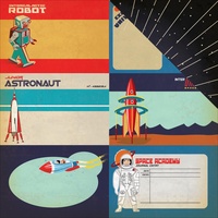 Carta Bella 12x12" Double Sided Cardstock Space Academy Journaling Cards 4x6"