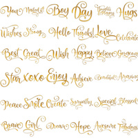 Couture Creations Delightful Sentiments Cut Foil and Emboss Die I Want It All Bundle