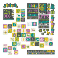 Couture Creations Ephemera Die Cut Set Be Be Merry & Bright