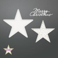 Couture Creations Die Be Merry Merry Layered Stars Set