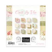 Couture Creations C'est La Vie 6x6" Paper Pad 24pg 