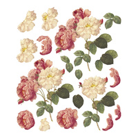 Couture Creations C'est La Vie A4 Decoupage Sheets Dark Rose 2pc