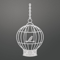 Couture Creations C'est La Vie Decorative Die Bird Cage 