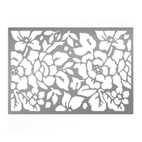 Couture Creations C'est La Vie 5x7" Stencil Rosey Background 