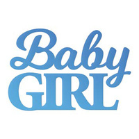 Couture Creations Everyday Mini Die Baby Girl Sentiment 