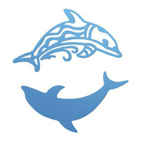 Couture Creations Everyday Mini Die Dolphins Silhouette