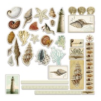 Couture Creations Seaside & Me Ephemera Set 37pc 