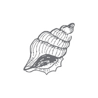 Couture Creations Seaside & Me Mini Stamp Cerith Shell