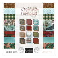 Couture Creations Highland Christmas 12x12" Paper Pad