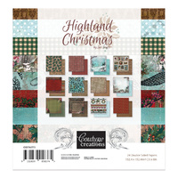 Couture Creations Highland Christmas 6x6" Paper Pad