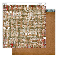 Couture Creations Highland Christmas 12x12" Double Sided Paper #6