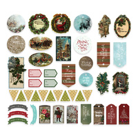 Couture Creations Highland Christmas Diecut Ephemera Set