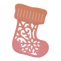 Couture Creations Highland Christmas Mini Die Patterned Stocking