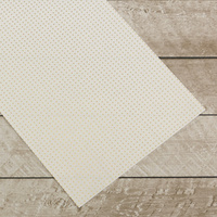 Couture Creations Special Occasions Foiled Paper Pack Gold Swiss Dots on White