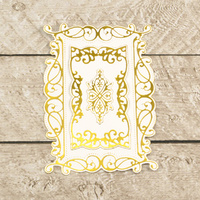 Couture Creations Cut, Foil and Emboss Decorative Nesting Die Rectangular Flourished Frames