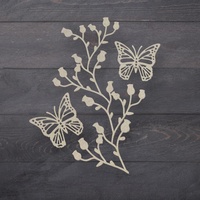 Couture Creations Butterfly Garden Chipboard Climbing Butterflies
