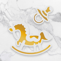 Couture Creations Dazzlia Mini Cut Foil & Emboss Die Horse & Pacifier Silhouette
