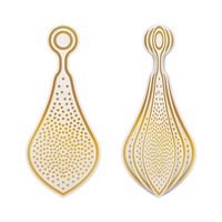 Couture Creations Dimensional Decorations Cut Foil and Emboss Die Stippled Bauble
