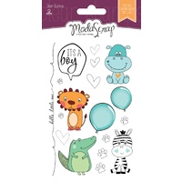 Elizabeth Craft Designs Clear Stamps Colour of Puppies Boy by Modascrap MSTC7002