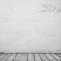 Ella & Viv 12x12" Single Sided Cardstock Backgrounds White Brick Background