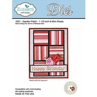 Elizabeth Craft Designs Die Garden Patch 1 1/2" & Mini Petals by Susan Tierney Cockburn