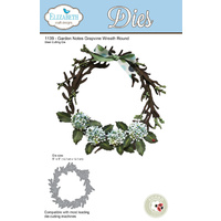 Elizabeth Craft Designs Die Garden Notes Grapevine Wreath Round by Susan Tierney Cockburn