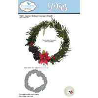 Elizabeth Craft Designs Die Garden Notes Evergreen Wreath by Susan Tierney Cockburn