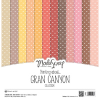 Elizabeth Craft Designs 12x12" Paper Pack Thinking About Grand Canyon by Modascrap