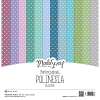 Elizabeth Craft Designs 12x12" Paper Pack Thinking About Polinesia by Modascrap