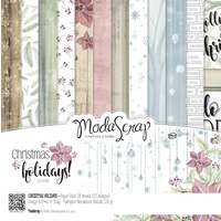 Elizabeth Craft Designs 12x12" Paper Pack Christmas Holidays 12pk by Modascrap