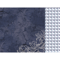 Kaisercraft Breathe Scrapbook Paper Navy Night