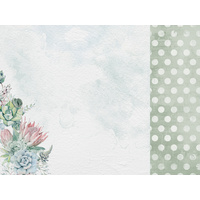 Kaisercraft Greenhouse Scrapbook Paper Jade Plant