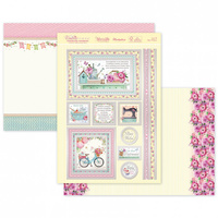 Hunkydory Window to the Heart Shimmering Sentiments Luxury Card Topper Set Love & Best Wishes