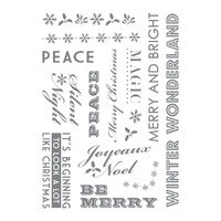 Ultimate Crafts It's Beginning to Look a Lot Like Christmas Stamp Winter Wonderland