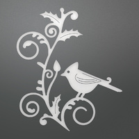 Ultimate Crafts It's Beginning to Look a Lot Like Christmas Die Cardinal & Flourish