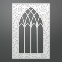 Ultimate Crafts It's Beginning to Look a Lot Like Christmas Die Stained Glass Background