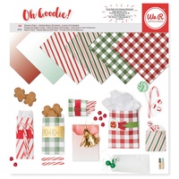 We R Memory Keepers 12x12" Glassine Paper Pack Oh Goodie! Holiday Basics 24pk
