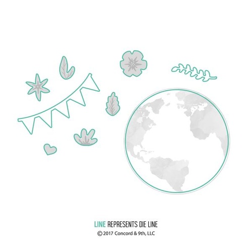 Concord & 9th Die Globe Greetings