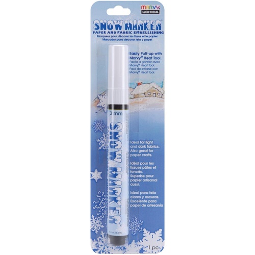 Uchida Snow Marker 3mm White
