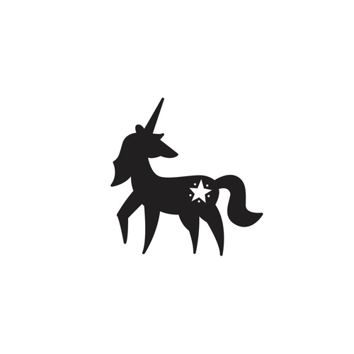 Darice A2 Embossing Folder Unicorn