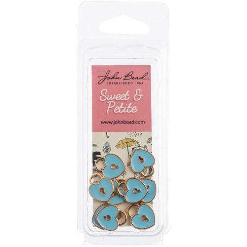 John Bead Sweet & Petite Light Blue Heart Locket