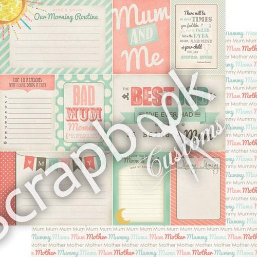 Scrapbook Customs Paper Mummy - Mum DS Journal 37122 / pc001