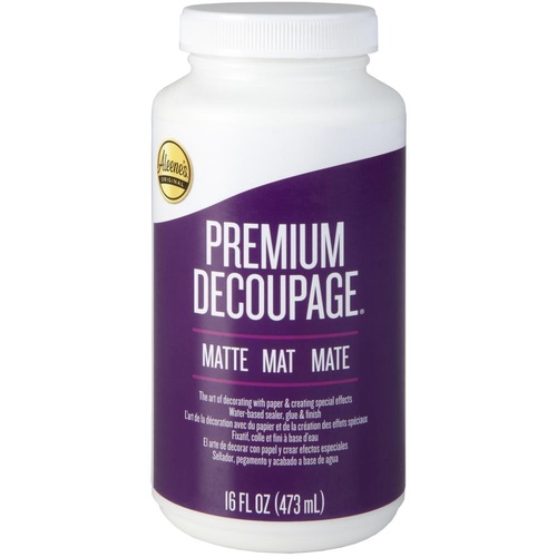 Aleene's Premium Decoupage Glue Matte 16oz